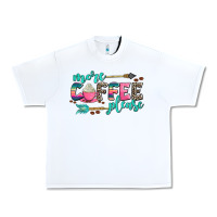 White more coffee please Urban Heavy Tee - AdoDesignShop