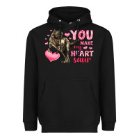 Black you make my heart saur Heavyweight Hoodie - LillyAllenDesigns