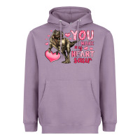 Lavender you make my heart saur Heavyweight Hoodie - LillyAllenDesigns