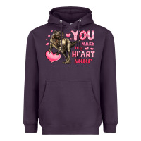 Plum you make my heart saur Heavyweight Hoodie - LillyAllenDesigns