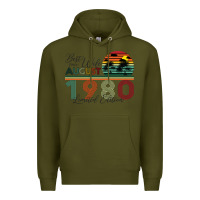 Army Green Best Wife Since August 1980 Limited Edition Premium Hoodie - Bettercallsaul