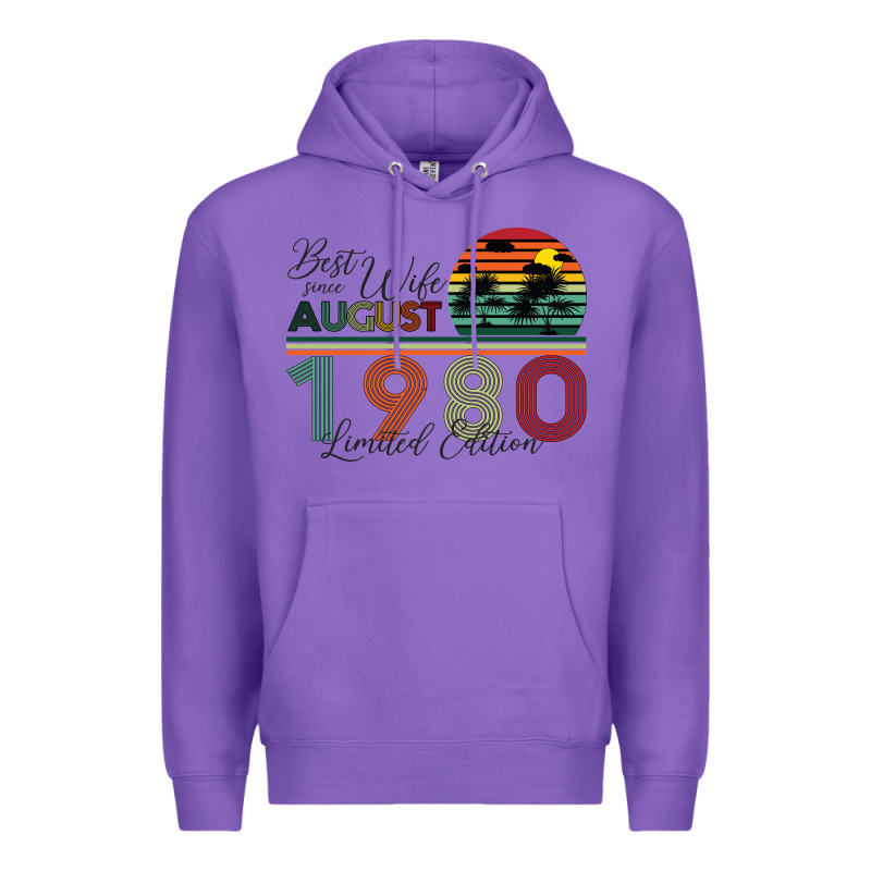 Best Wife Since August 1980 Limited Edition Premium Hoodie by Bettercallsaul | Teevron
