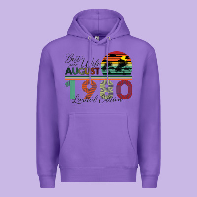Best Wife Since August 1980 Limited Edition Premium Hoodie Designed By Bettercallsaul