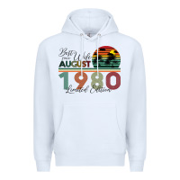 White Best Wife Since August 1980 Limited Edition Premium Hoodie - Bettercallsaul
