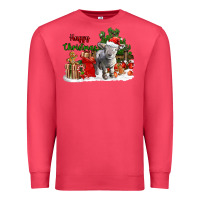 Cardinal happy christmas southdown baby sheep Premium Sweatshirt - LillyAllenDesigns