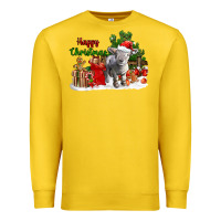 Lemon happy christmas southdown baby sheep Premium Sweatshirt - LillyAllenDesigns