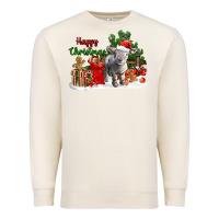 Sandshell happy christmas southdown baby sheep Premium Sweatshirt - LillyAllenDesigns