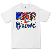 White honor the brave Premium Tee - texasbilliewilder