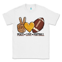 Peace Love Football Classic Tee | Teevron
