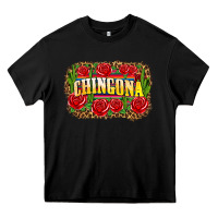 Black chingona Heavy Core Tee - Zillion Design Studio