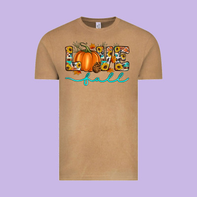 Love Fall Love Vintage Tee Designed By Artiststas
