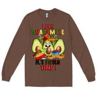 Chestnut holy guacamole its fiesta time Long Sleeve Tee - JahusDesignShop