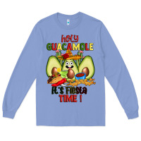 Colony Blue holy guacamole its fiesta time Long Sleeve Tee - JahusDesignShop