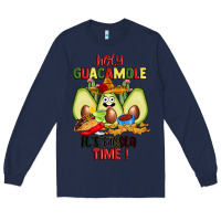 Navy holy guacamole its fiesta time Long Sleeve Tee - JahusDesignShop