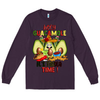 Plum holy guacamole its fiesta time Long Sleeve Tee - JahusDesignShop