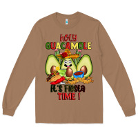 Toasted Coconut holy guacamole its fiesta time Long Sleeve Tee - JahusDesignShop