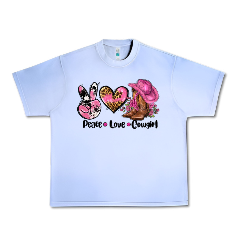 Peace Love  Cowgirl Urban Heavy Tee by AdoDesignShop | Teevron