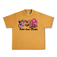 Peanut Butter peace love  cowgirl Urban Heavy Tee - AdoDesignShop
