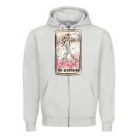 Dove Grey hair stylist Zipper Hoodie - MaliasSmallBusiness