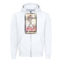 White hair stylist Zipper Hoodie - MaliasSmallBusiness