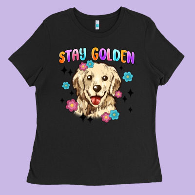 Ladies Tee stay golden