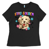Black stay golden Ladies Tee - MaliasSmallBusiness