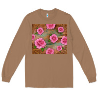 Toasted Coconut Western Pink Roses Long Sleeve Tee - LillyAllenDesigns