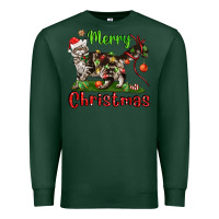 Sports Green maine coon cat merry christmas Premium Sweatshirt - LillyAllenDesigns