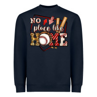 Navy no place like home baseball Heavyweight Sweatshirt - Jasminsmagicworld