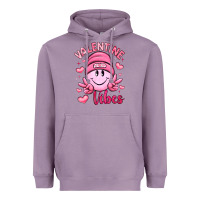 Lavender valentine vibes Heavyweight Hoodie - LillyAllenDesigns
