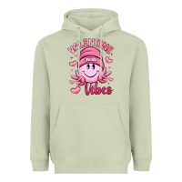 Matcha valentine vibes Heavyweight Hoodie - LillyAllenDesigns