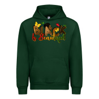 Forest Green black is beautiful Urban Hoodie - CowGirlArtShop