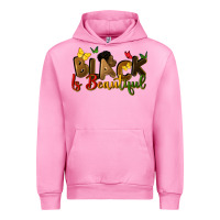 Fuchsia Pink black is beautiful Urban Hoodie - CowGirlArtShop