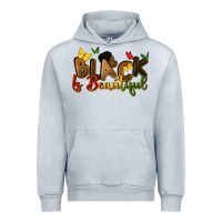 Heather Grey black is beautiful Urban Hoodie - CowGirlArtShop