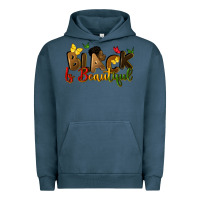 Pigment Midnight Navy black is beautiful Urban Hoodie - CowGirlArtShop