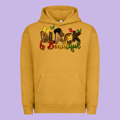 Black Is Beautiful Urban Hoodie Designed By Cowgirlartshop