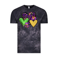 Cloud Black hearts mardi gras Vintage Tee - JahusDesignShop