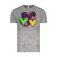 Cloud Rock hearts mardi gras Vintage Tee - JahusDesignShop
