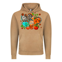Vintage Camel western leopard  fall   hearts Vintage Hoodie - AdoDesignShop
