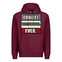 Burgundy coolest veterinarian ever Premium Hoodie - Bettercallsaul