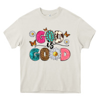 Cream god is good Heavy Core Tee - texasbilliewilder