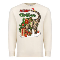 Sandshell merry christmas brachiosaurus Premium Sweatshirt - LillyAllenDesigns