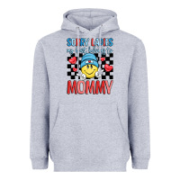 Heather Grey sorry ladies my heart belongs to mommy Heavyweight Hoodie - LillyAllenDesigns