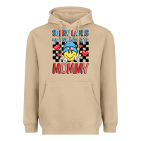 Mushroom sorry ladies my heart belongs to mommy Heavyweight Hoodie - LillyAllenDesigns
