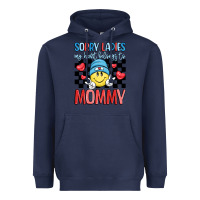 Navy sorry ladies my heart belongs to mommy Heavyweight Hoodie - LillyAllenDesigns