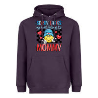 Plum sorry ladies my heart belongs to mommy Heavyweight Hoodie - LillyAllenDesigns