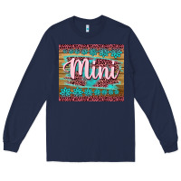 Navy western mother's day mini Long Sleeve Tee - BarkalooDesign