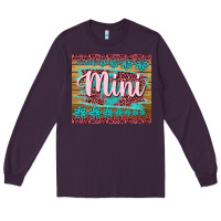 Plum western mother's day mini Long Sleeve Tee - BarkalooDesign