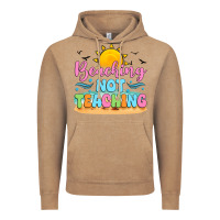Vintage Coffee beaching not teaching black back Vintage Hoodie - JahusDesignShop