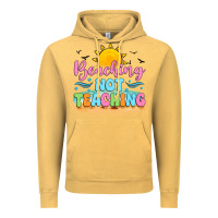Vintage Mustard beaching not teaching black back Vintage Hoodie - JahusDesignShop